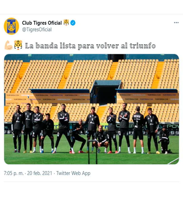 Tigres vs. Tijuana EN VIVO HOY por la Liga MX. Foto: TigresOficial/Twitter