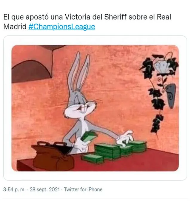 Mejores memes del Sheriff 2-1 Real Madrid por la Champions League. Foto: captura de Twitter