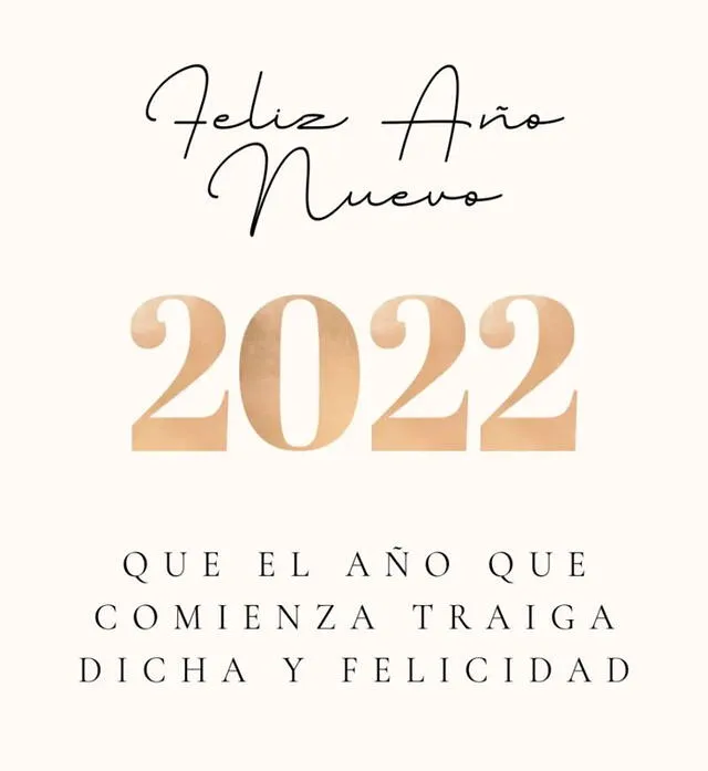Tarjetas de Feliz Año Nuevo 2022. Foto: Espacioteca