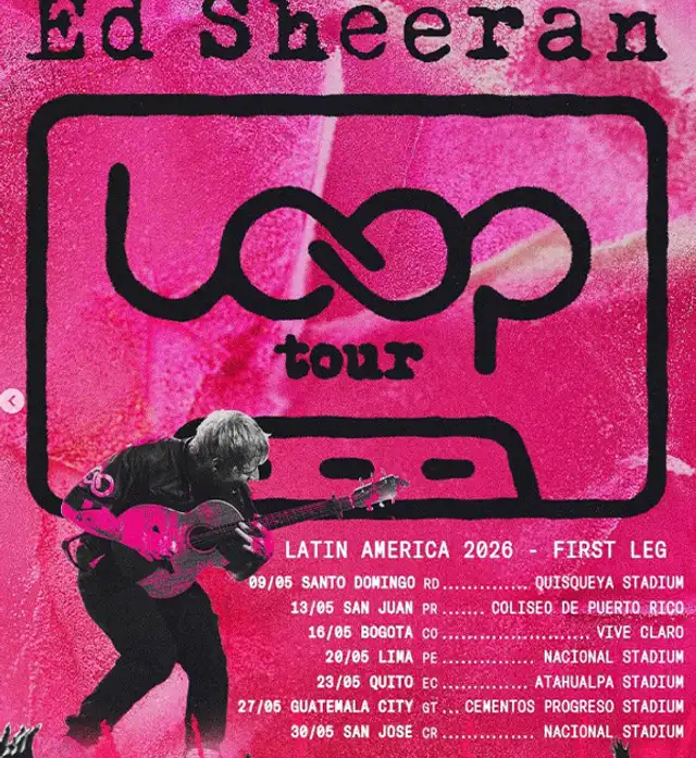 Ed Sheeran regresa a Perú. Ed Sheeran regresa a Perú.