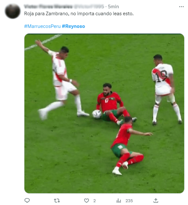  Memes del Perú vs. Marruecos. Foto: captura de Twitter    