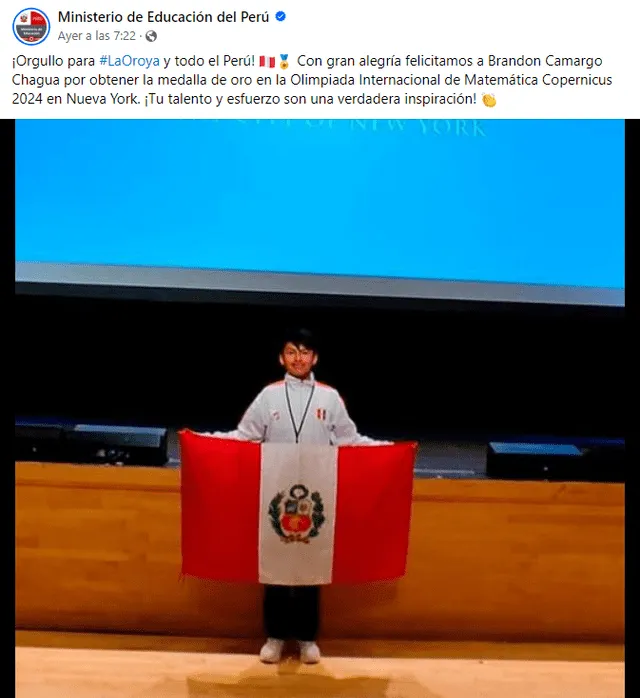 Olimpiada Internacional de Matemática Copernicus 2024 | Ministerio de Educación del Perú