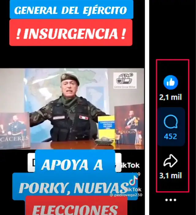 Detalles del post más viral en redes sociales. Foto: Facebook Detalles del post más viral en redes sociales. Foto: Facebook