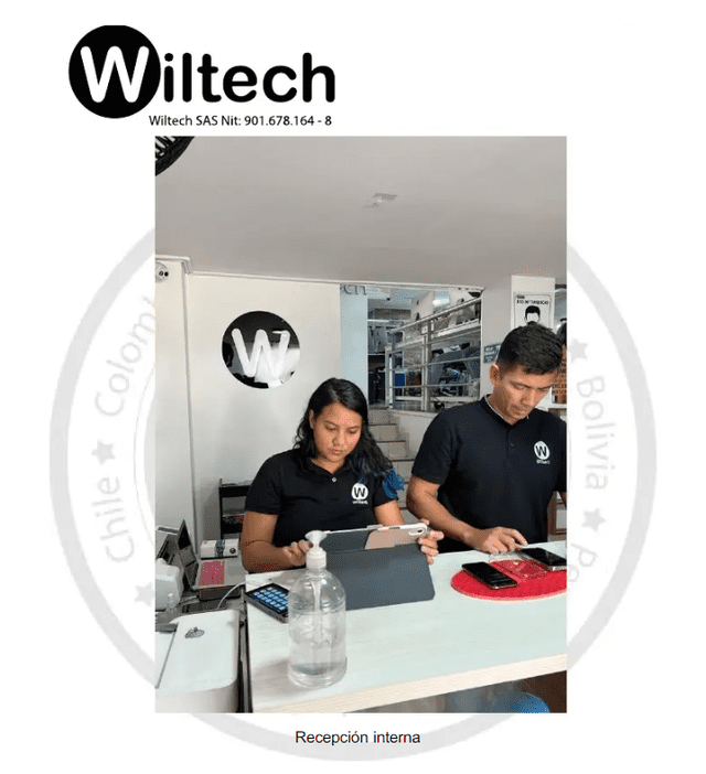  Carta de respuesta de Wiltech. Foto: Wradio<br>    