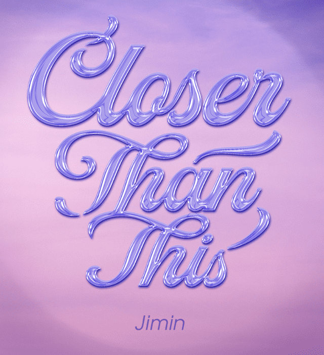 'Closer Than This' es la nueva canción de Jimin. Foto: BIGHIT 