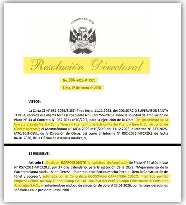 José Jerí | Zhihua Yang | China Railway