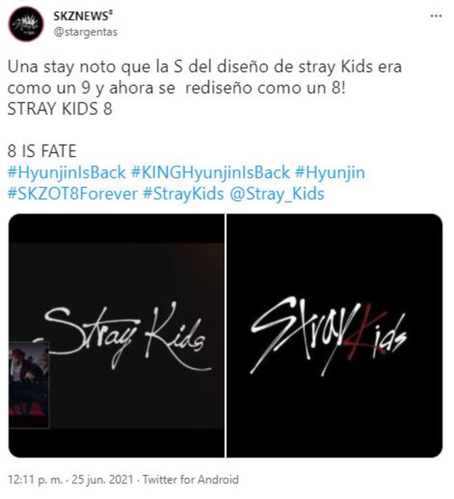 Fans de Stray Kids festejan el regreso de Hyunjin. Foto: Twitter