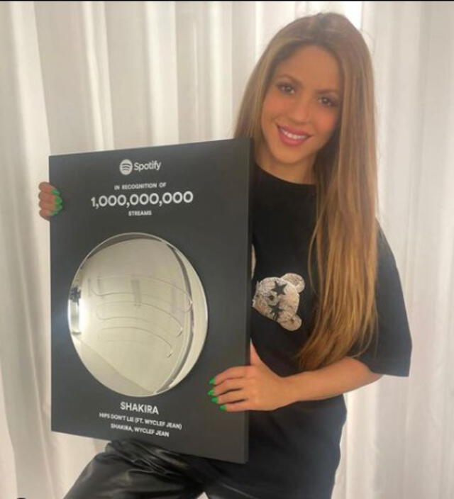Shakira rompe récord en Spotify