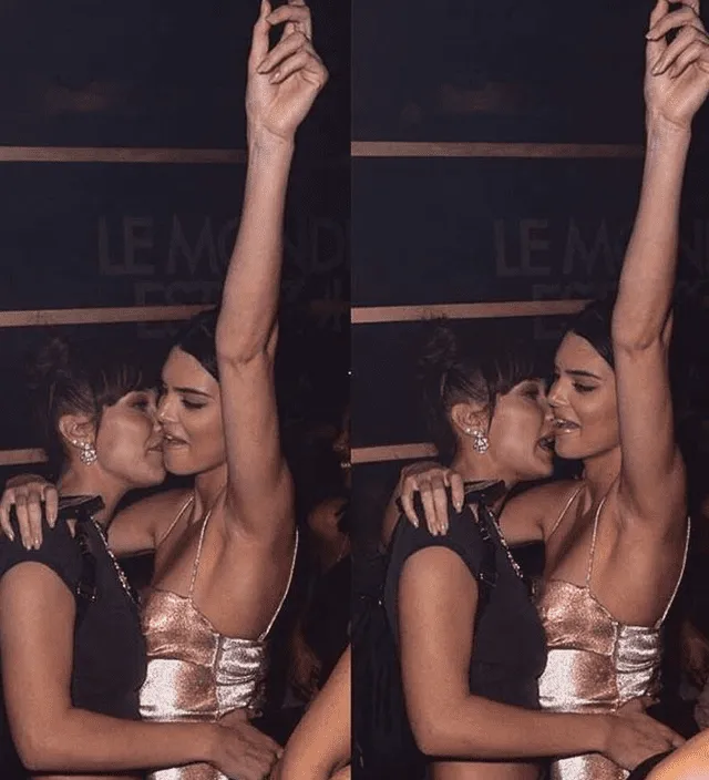 Video de Bella Hadid besando a Kendall Jenner en la boca aparece en Instagram