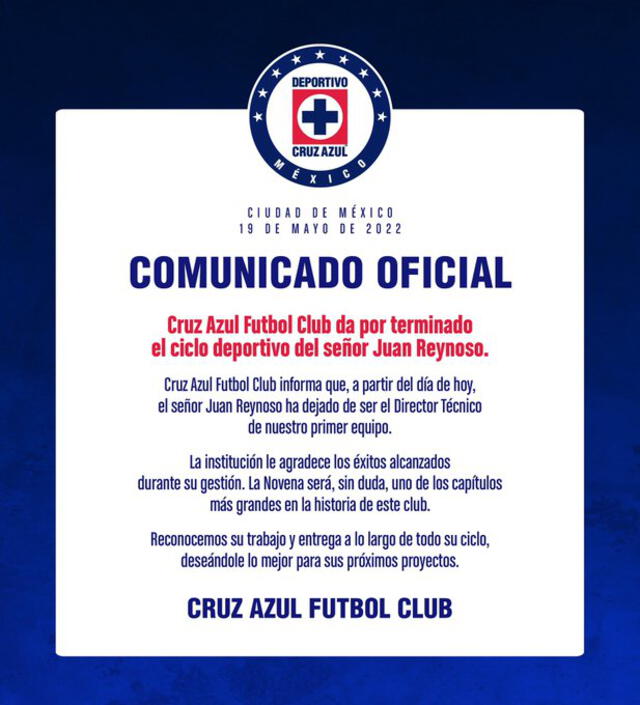 Cruz Azul, Juan Reynoso, Liga MX