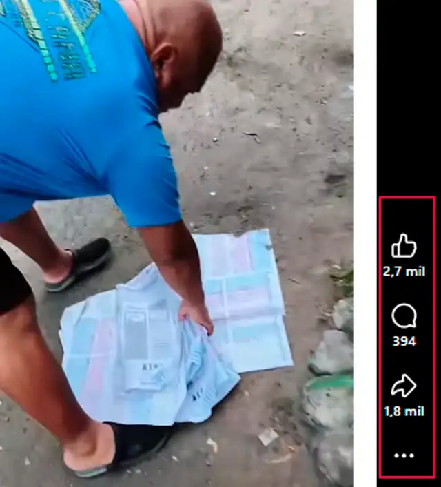 Cifras del video más viral en redes. Foto: Facebook  