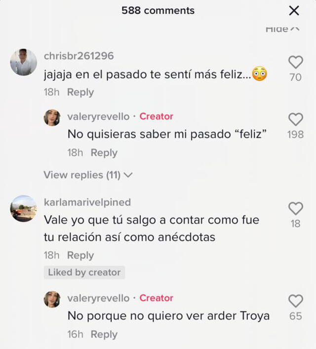 Vallery Revello enciende las alarmas con últimos comentarios en redes. Foto: Tik tok