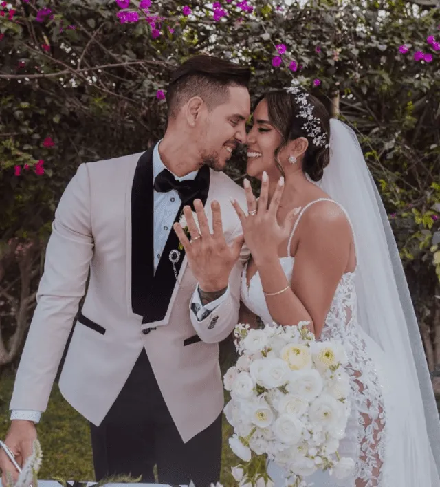 Melissa Paredes y Anthony Aranda prepararon especiales de baile para su boda. Foto: Instagram   