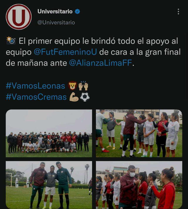 Foto: Captura Twitter @Universitario