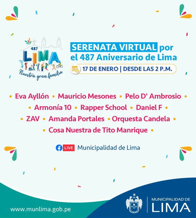 Aniversario de Lima