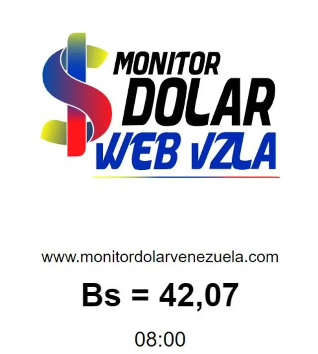  Monitor Dólar: tipo de cambio del dólar hoy, 13 de agosto de 2024. Foto: monitordolarweb    