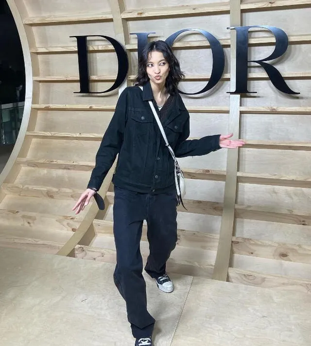América González desfiló para Dior. Foto: @saiyanbride/ Instagram   