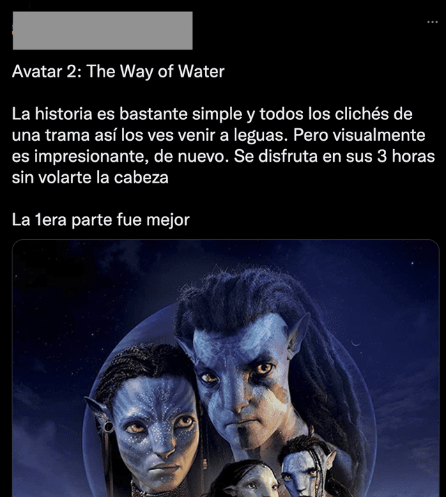 Califican a la trama de "Avatar 2" como simple y llena de clichés