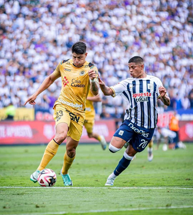 Rubén Ramírez disputó su primera temporada en el fútbol peruano durante el 2024. Foto: Cusco FC   