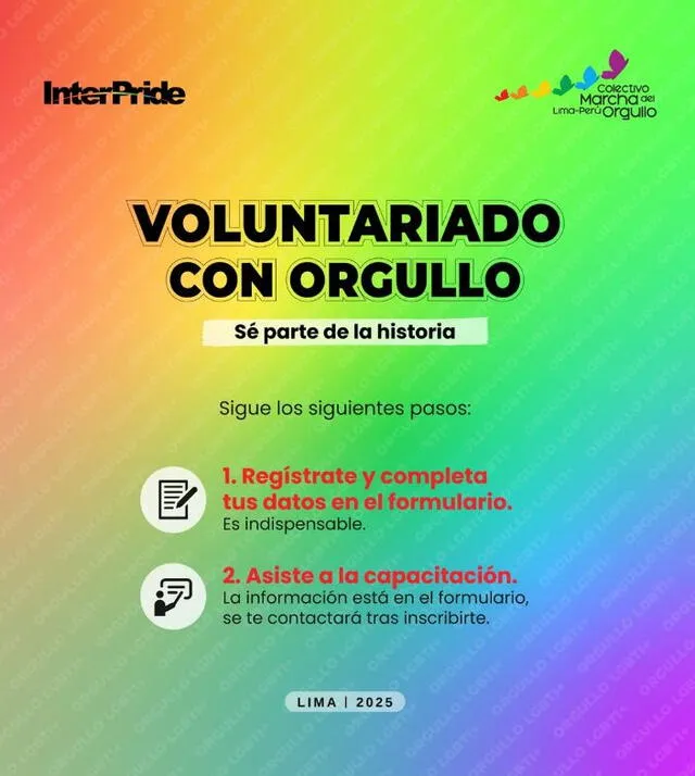 Participa como voluntario en la Marcha del Orgullo Participa como voluntario en la Marcha del Orgullo