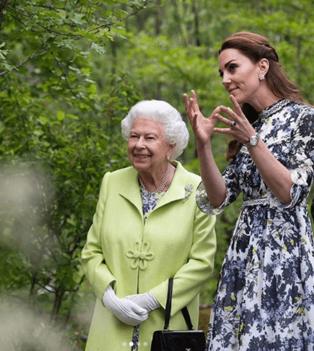 Kate Middleton y la Reina Isabel ll