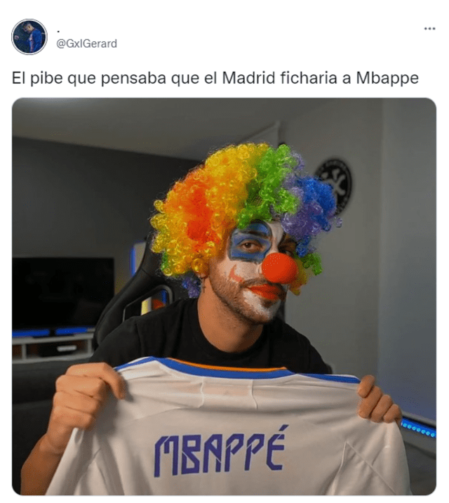 Dj Mario, conocido youtuber y streamer español, tampoco se salvó de los memes. Foto: Twitter @GxIGerard