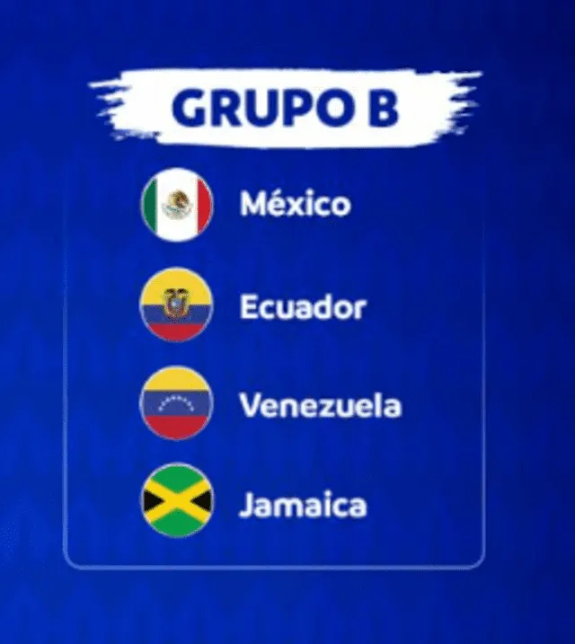 Grupo de Ecuador en la Copa América. Foto: Conmebol   