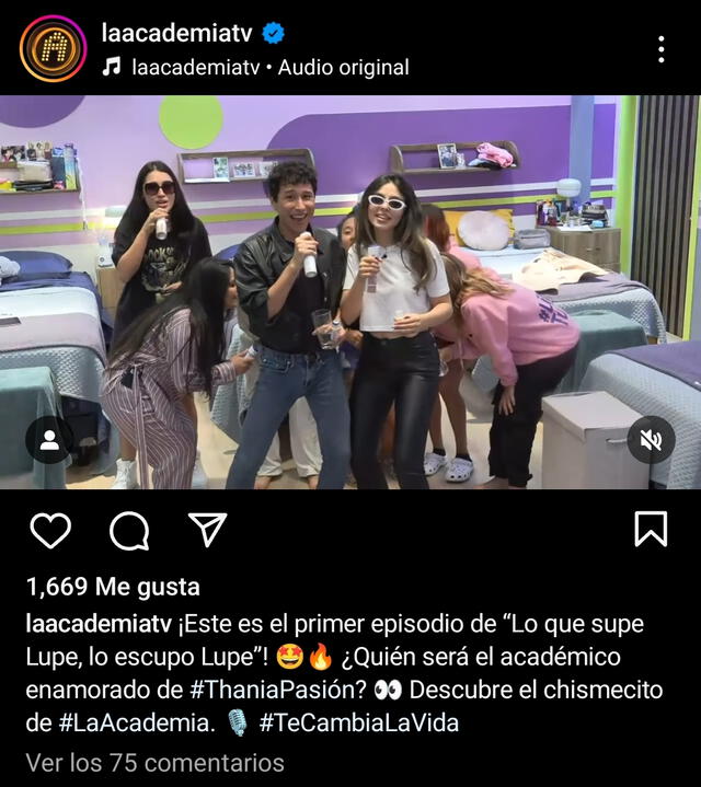 El regreso de 'La Academia' con polémico segmento "Lo que supe Lupe, lo escupo Lupe" causa revuelo en redes sociales. Foto: Instagram laacademiatv   