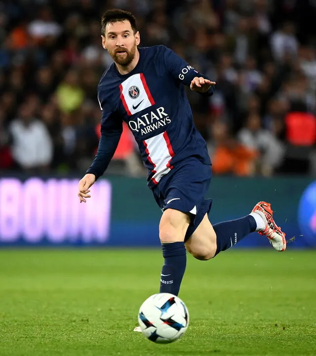 Messi en el PSG. Foto: AFP