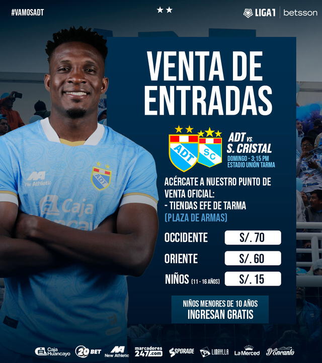 Entradas para el partido ante Sporting Cristal. Foto: ADT   