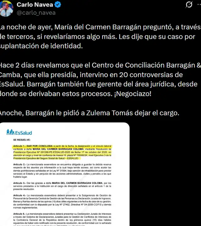 X/ Carlos Navea