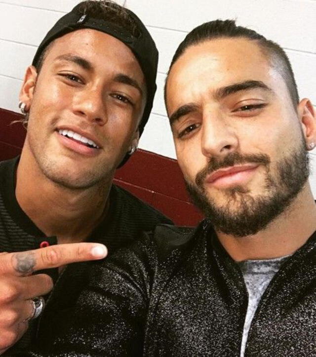 Neymar y Maluma.