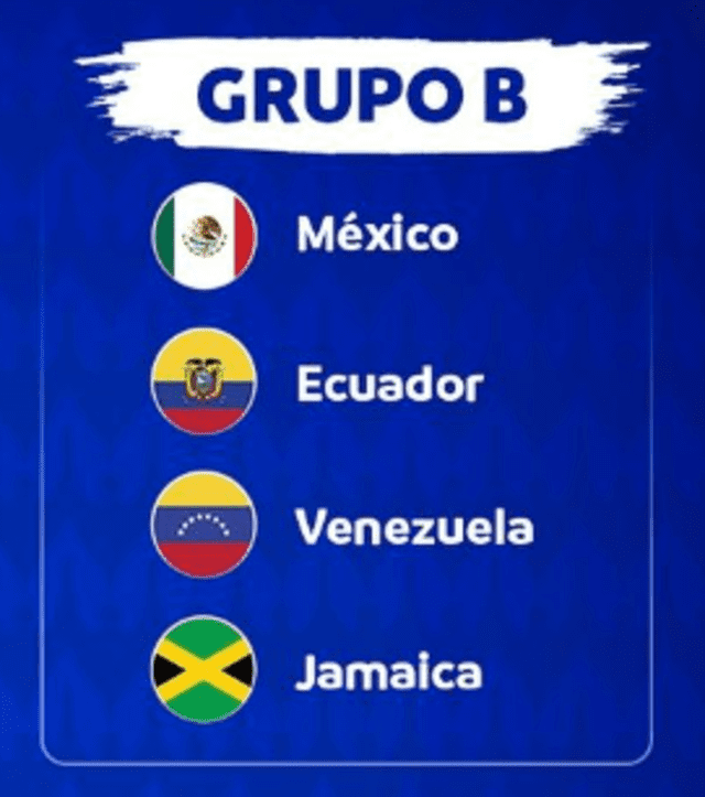 Grupo de México y Jamaica. Foto: Conmebol Copa América   