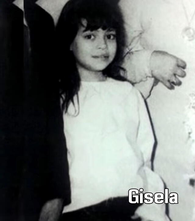 Gisela Valcárcel de niña. Foto: Gisela Valcárcel/Instagram