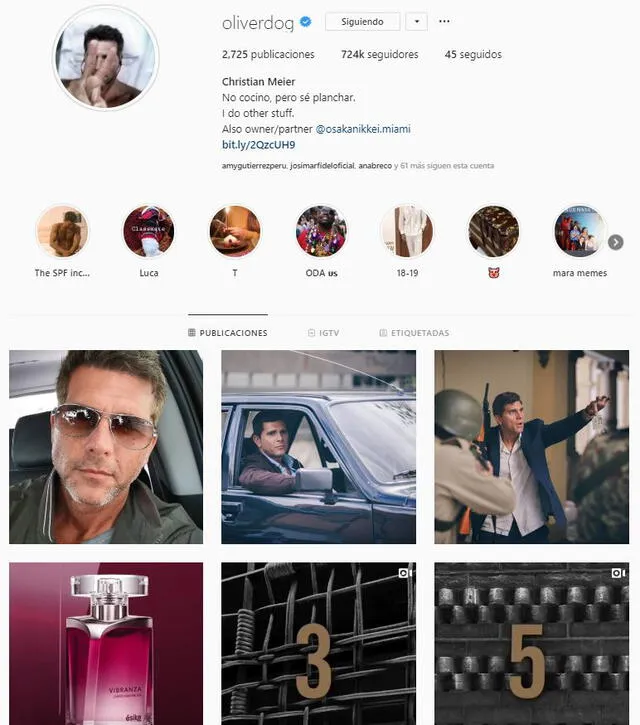 Christian Meier en Instagram.