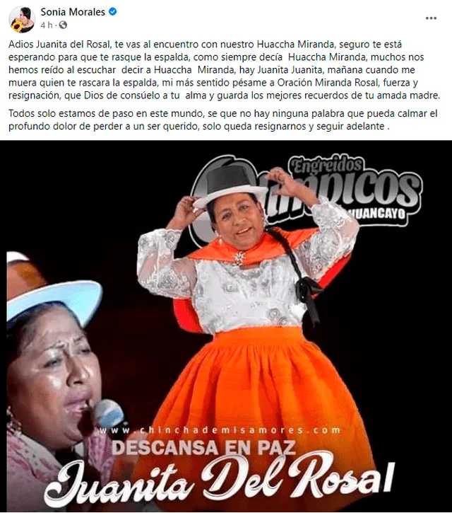 Juanita del Rosal muere