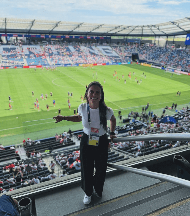  Analucía Rodríguez estuvo presente en la Copa América 2024 en Estados Unidos. Foto: Instagram/Ana Lucía   