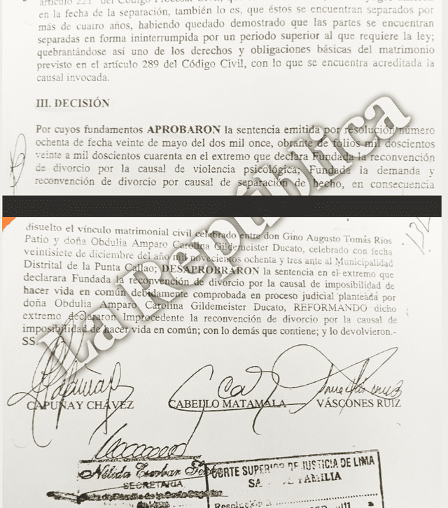 Junta Nacional de Justicia | Gino Ríos