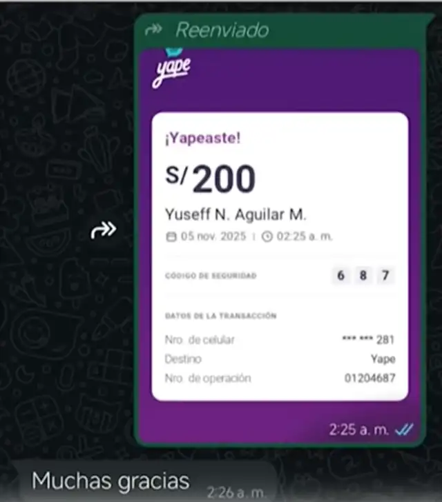  El taxista hizo depósitos de hasta S/920 al estafador. Foto: Panamericana.   