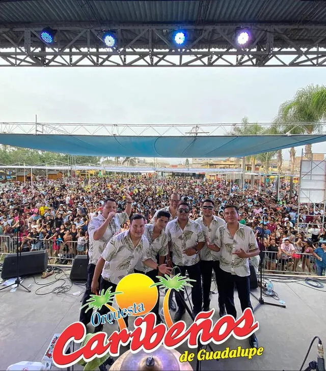 Caribeños de Guadalupe, reconocida agrupación peruana de cumbia.