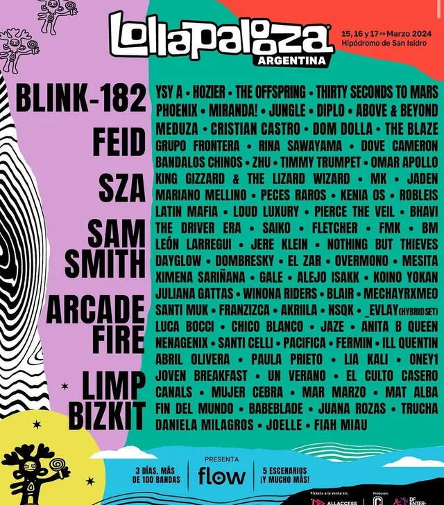 Lollapalooza Argentina 2024 el rapero peruano Jaze estará presente en