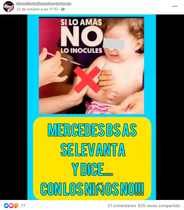 Foto: captura de video en Facebook Foto: captura de video en Facebook