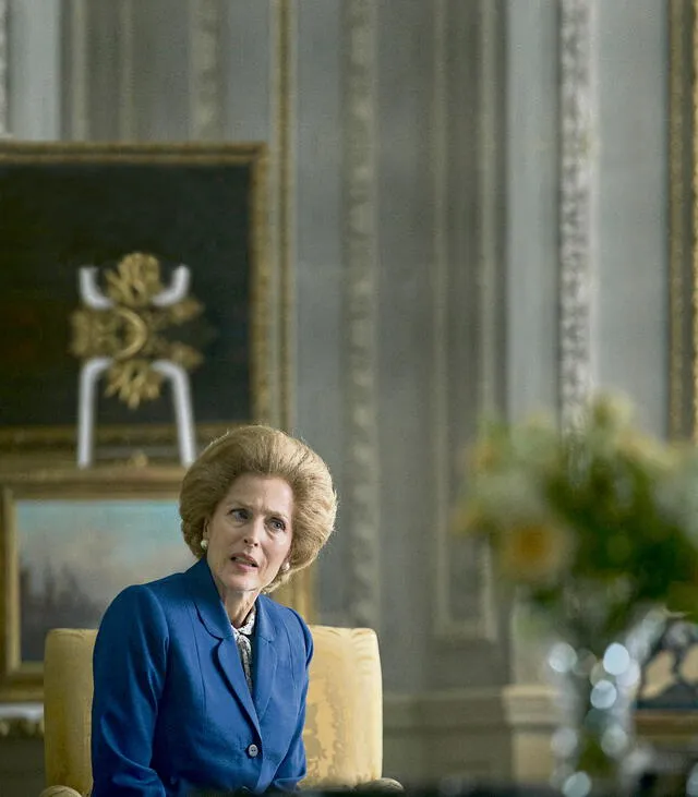 Como Margaret Thatcher en la serie The Crown. (Foto: Difusión).
