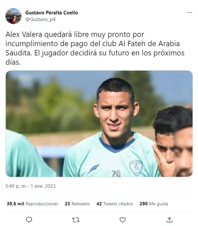Alex Valera, Al-Fateh