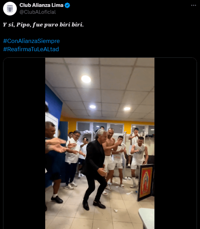 Mensaje de Alianza Lima tras eliminar a Boca. Foto: Twitter Mensaje de Alianza Lima tras eliminar a Boca. Foto: Twitter