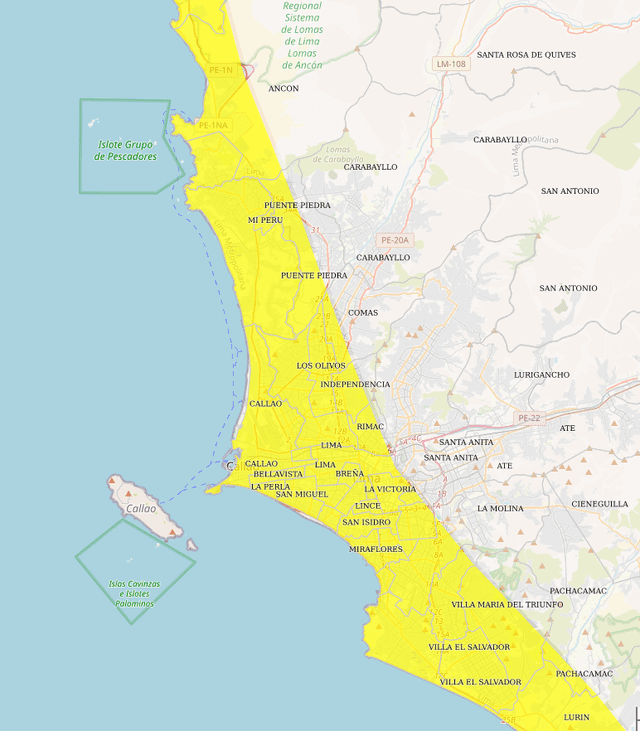  Senamhi emitió alerta naranja en Lima y Callao para los próximos días. Foto: Senamhi.   