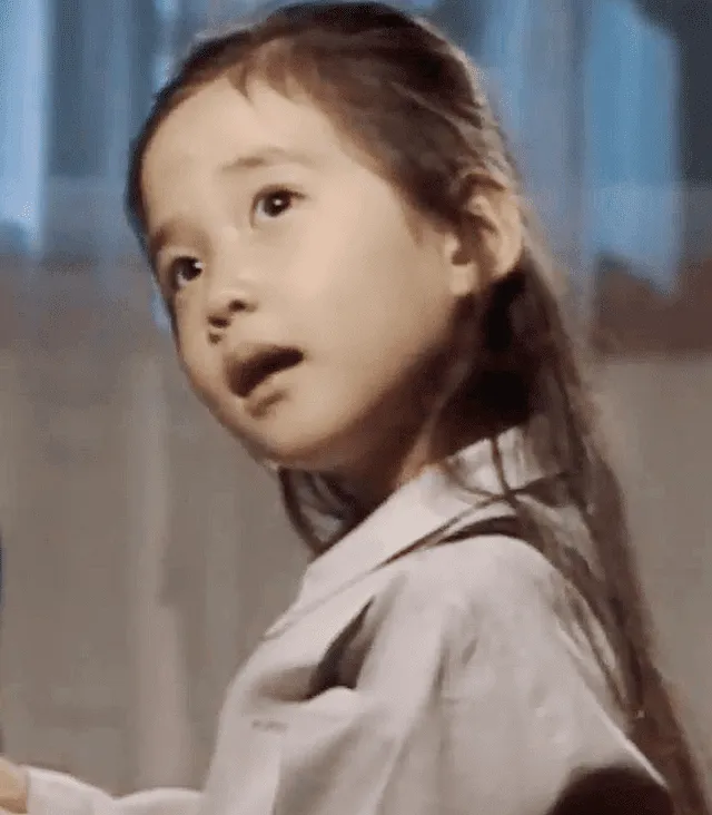 Park Eun Bin en su debut como actriz infantil. Foto: Naver
