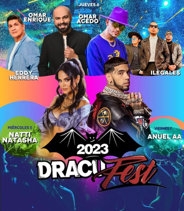  Conoce todos los artistas confirmados para el Dracu Fest 2023. Foto: Dracufestoficial/ Instagram   