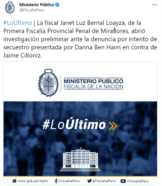 Danna Ben Haim fue víctima de intento de secuestro, según su denuncia. Foto: captura