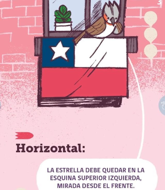  En las Fiestas Patrias en Chile es obligatorio colocar la bandera en tu hogar. Foto: Gobierno de Chile    